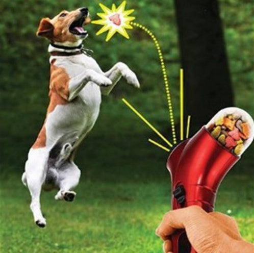 Pet Treat Launcher Toy – Fun Catapult Feeder for Dogs & Cats Interactive Play trendilomart