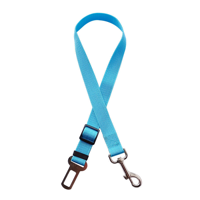 Adjustable Pet Car Seat Belt Harness – Dog & Cat Safety Vehicle Restraint Clip trendilomart