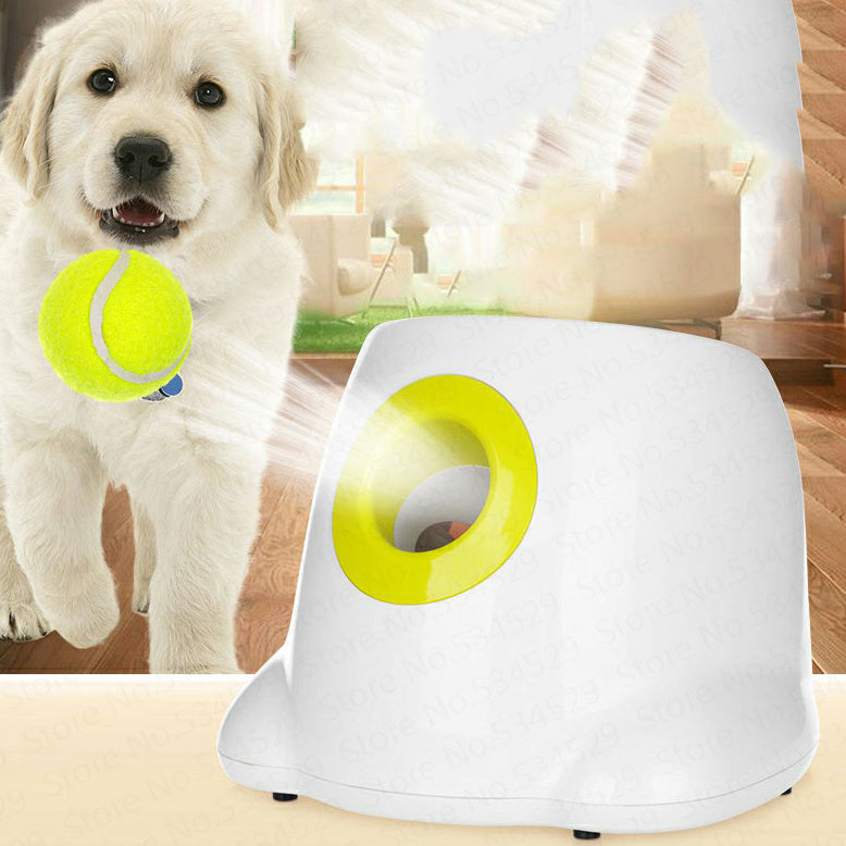 Automatic Interactive Dog Ball Launcher – Fun Fetch Machine for Pets trendilomart