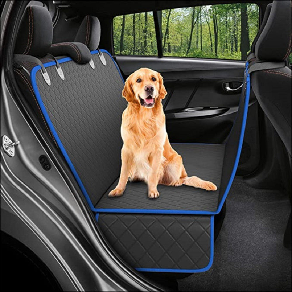 Dog Car Seat Cover Hammock with Mesh Window – Waterproof, Non-Slip & Travel Safe trendilomart