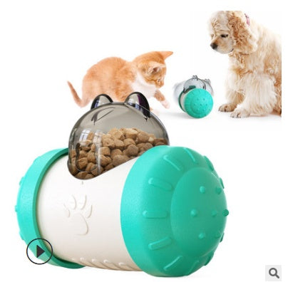 Funny Dog Treat Dispenser Toy – Interactive Wheel Ball for Pets