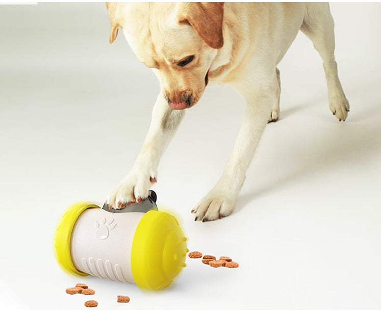 Funny Dog Treat Dispenser Toy – Interactive Wheel Ball for Pets