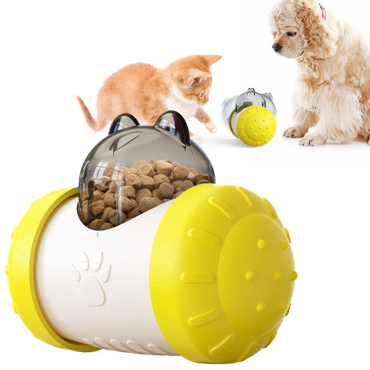 Funny Dog Treat Dispenser Toy – Interactive Wheel Ball for Pets trendilomart