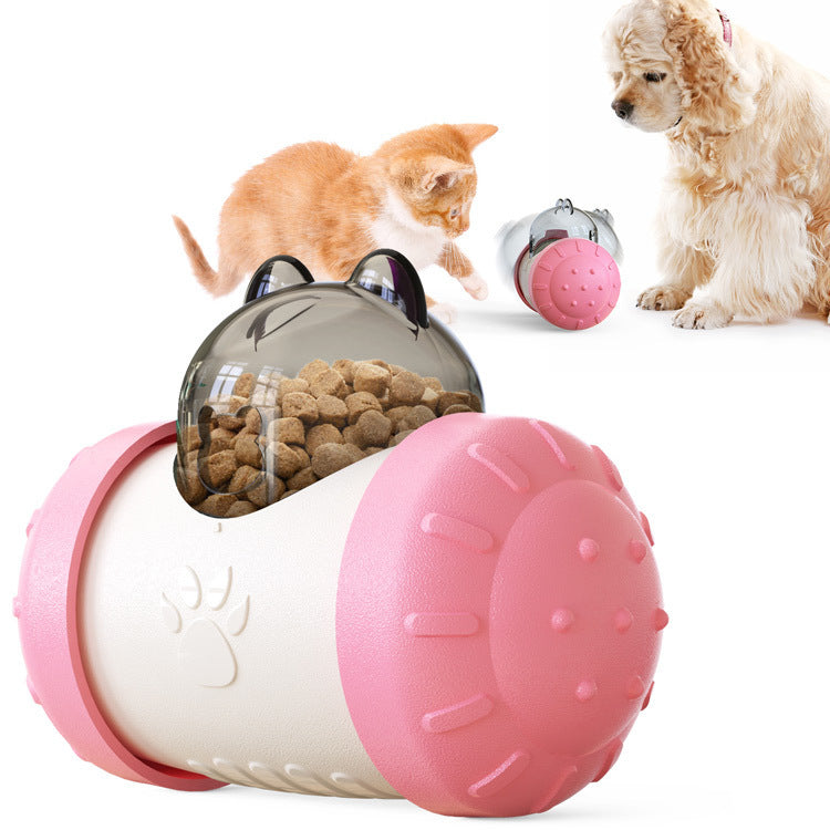Funny Dog Treat Dispenser Toy – Interactive Wheel Ball for Pets