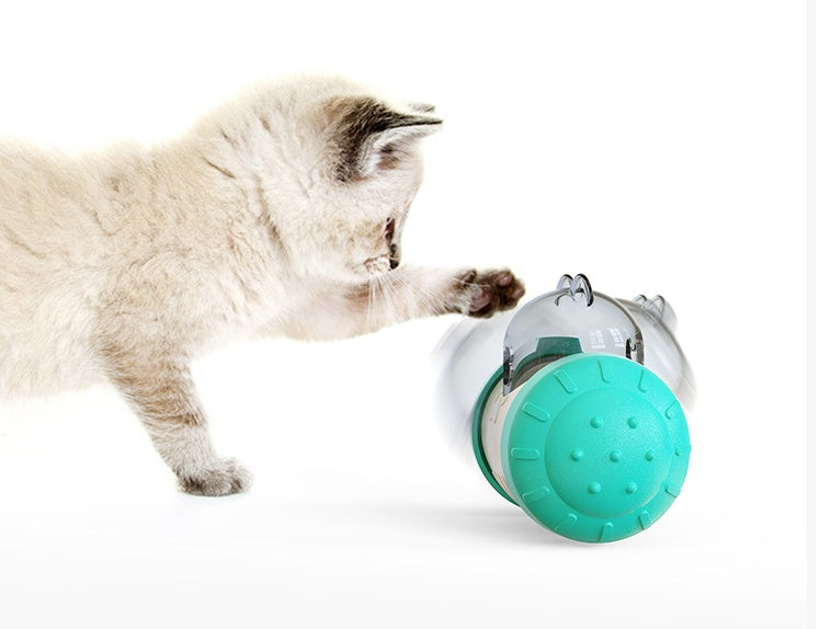 Funny Dog Treat Dispenser Toy – Interactive Wheel Ball for Pets