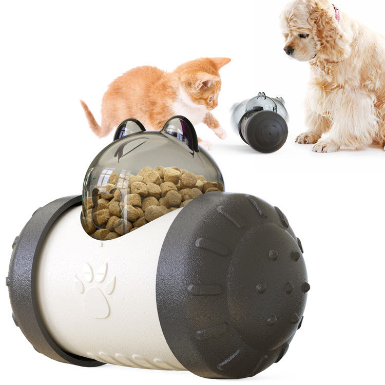Funny Dog Treat Dispenser Toy – Interactive Wheel Ball for Pets