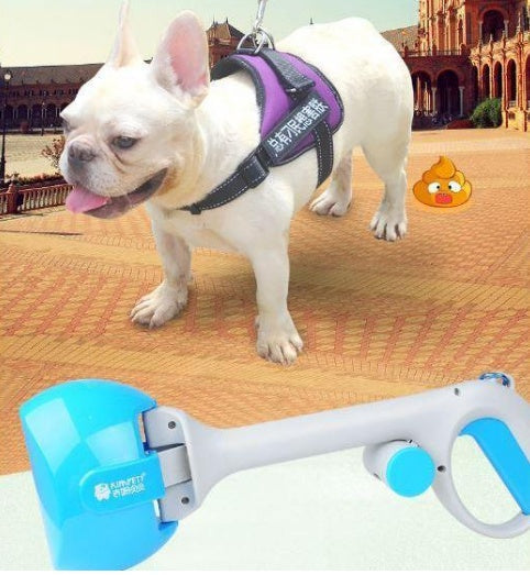 Portable Automatic Dog Poop Scooper – Easy Outdoor Pet Waste Cleaner