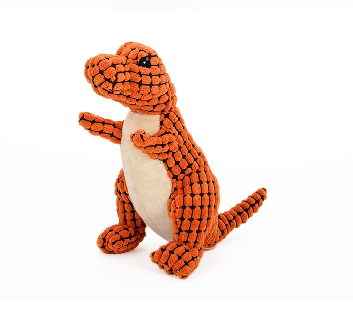 Dinosaur Pet Toy – Interactive Chew Plush for Large Dogs & Puppies