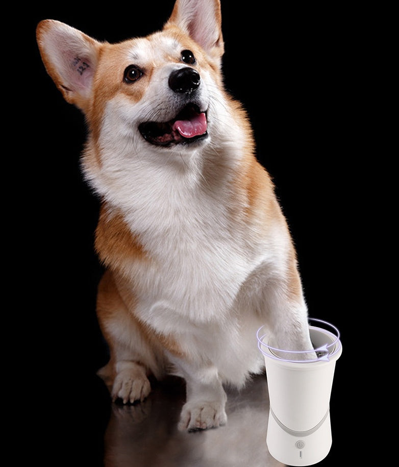 Pet Electric Paw Cleaner – Portable Dog & Cat Foot Washer Cup