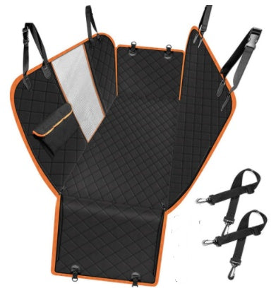 Dog Car Seat Cover Hammock with Mesh Window – Waterproof, Non-Slip & Travel Safe trendilomart