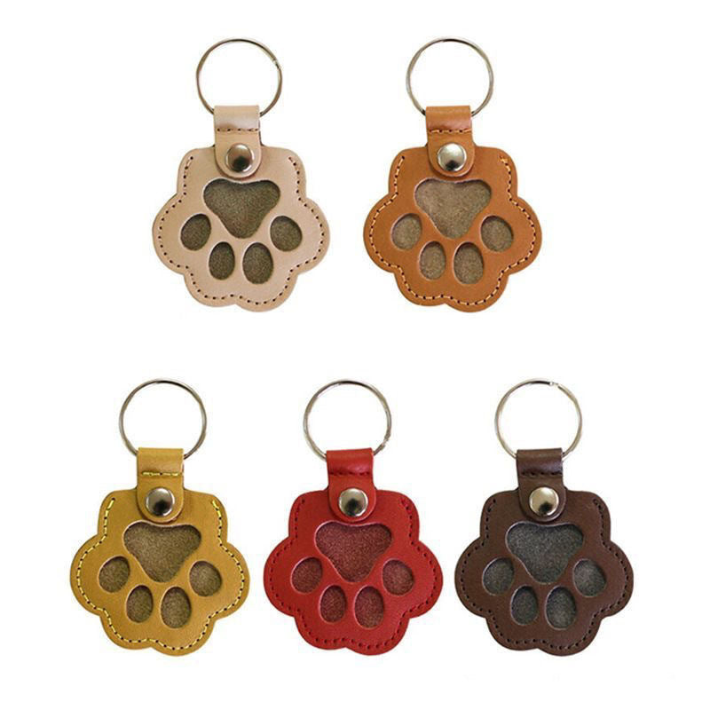 Creative Leather Pet Hair Keychain – Stylish Claw Ornament Accessory